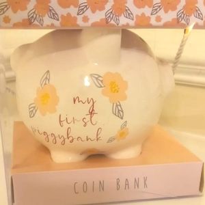 Newborn Girl Piggy Bank